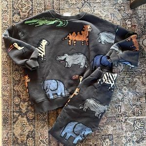 Zara Baby Boy Matching Sweatsuit